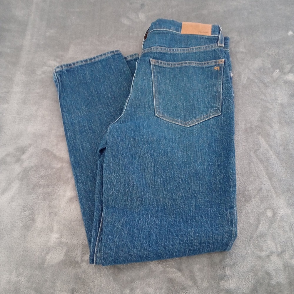 Madewell The Perfect Vintage Jean Womens 26 Blue High Rise Straight Drayton Wash